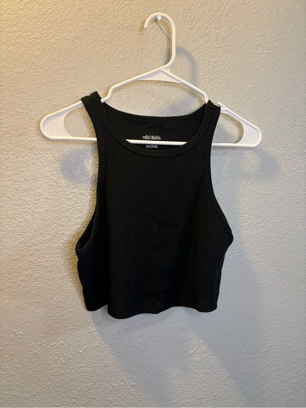 Wild Fable black Crop Tank